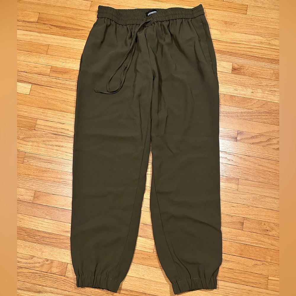 Express Women's Olive Jogger Pants